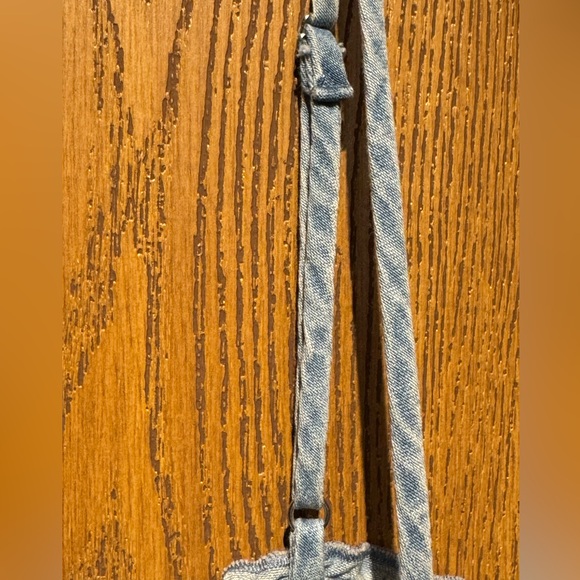 Loft Chambray Ruffle Smocked Button Cami ( medium) - Picture 11 of 13